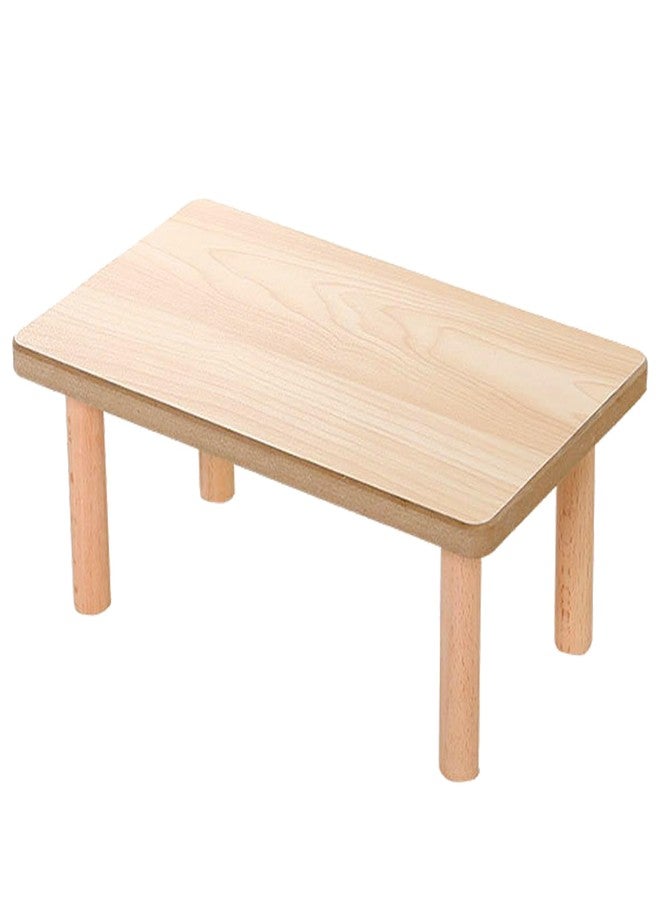 DEFKIYT Hamster Play Wooden Platform, Gerbil Cage Waterproof Wood Stand with Pillars Standing Surface Play Decor Cage Accessories for Syrian Squirrel Chinchilla and Other Small Pets - Image 1